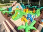 XXL Hüpfburg Jungle World mieten Wilde Tiere Rutsche Kletterberg - Galerie - Bild 3