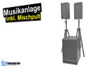 Beschallungsanlage - Tontechnik für Hochzeit, Polterabend und Party - PA System mieten