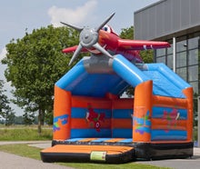 Hüpfburg 12 Modelle verfügbar Flugzeug / Clown / Delfin / Alien / Aladin / Raumschiff / Drachen / Schloss / Goldi und Poldi / Dino