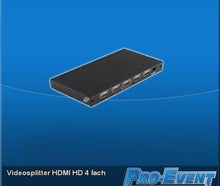 Videosplitter HDMI HD 4 fach