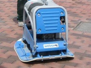 Vibrationsplatte 206 kg / 35 kN Vor-und Rücklauf, Rüttelplatte