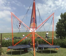 Kombipaket - Trampolin + Hindernisparcours in Schwerin mieten