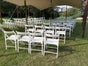 Klappstühle - weiß - braun - Sitzkissen - Hochzeit - Party - Veranstaltung -Trauung - Traubogen - Galerie - Bild 3