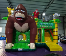 Hüpfburg Multiplay Safari mieten – Springburg, Luftburg, Kinderhüpfburg, Eventmodul