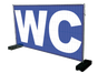 Banner WC für Bauzaun mieten – Absperrgitter & Zäune - Galerie - Bild 2