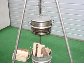 Kesselgulasch Dreibock, Suppentopf, Kessel
