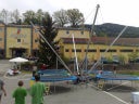 Bungeetrampolin,  Bungee Trampolin, Bungee Trampolin,  Bungee Springen