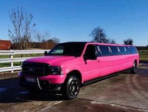 Stretchlimousine Hummer / Ford Excursion in pink, Luxus pur, Roter Teppich und Getränke kostenlos incl.! Zudem dürfen Sie kostenlos eigene Getränke mitbringen!