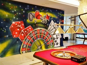 Casino  / Poker / Roulette - Bühnenbild