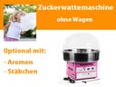 Zuckerwattemaschine Zuckerwatte für Ihre Party