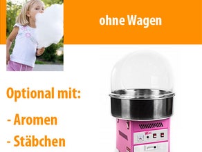 Zuckerwattemaschine Zuckerwatte für Ihre Party