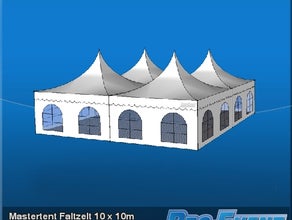 Mastertent Faltzelt 10 x 10m