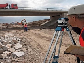 Baunivelliergerät mit Stativ, 26fach