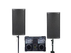 1200W Party S + Musikanlage, Partyanlage, PA Anlage, Tonanlage, Boxen, optional mit Bluetooth (Aufpreis 10 Euro)