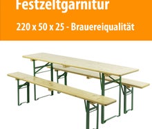 Festzeltgarnitur Biertischgarnitur Biertisch