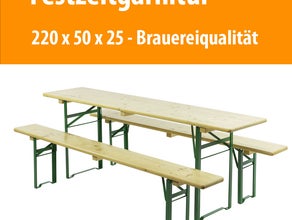 Festzeltgarnitur Biertischgarnitur Biertisch