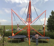 4in1 Bungee Trampolin - Quadrojumper - High Jumper - Bungee Trampolin mieten