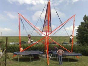 4in1 Bungee Trampolin - Quadrojumper - High Jumper - Bungee Trampolin mieten