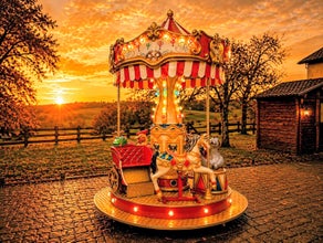 NOSTALGIE KINDER-KARUSSELL MIETEN AB 299 € ! Wir liefern in ganz Nordrhein-Westfalen an ( Alternative zur Hüpfburg )
