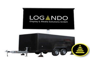 LED Boxtrailer 15m² - LED Trailer mieten | für gewerbliche Kunden