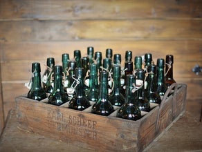 Nostalgie Bierkiste- Flaschenkiste alter Bierkasten Holzbierkasten