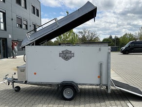 Motorradanhänger geschlossen / Kofferanhänger für 1-2 Motorräder