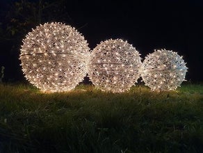 Leuchtende Kugeln - Riesenkugeln - Licht Kugeln - Licht Dekoration