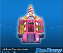 Hüpfburg Geburstagstorte