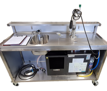 Profi Zapftheke komplett mieten – Bartheke, Mobile Bar, Ausschanktheke, Eventtheke
