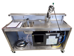 Profi Zapftheke komplett mieten – Bartheke, Mobile Bar, Ausschanktheke, Eventtheke