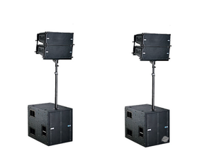 DVA Line Array Set 4T-2B mieten – PA-Lautsprecher, Musikbox, Beschallungsanlage, Tonanlage
