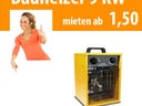 9 KW Elektroheizer Heizung Bauheizung mobil Heizlüfter Heizgebläse Gebläse Wärme Baustelle Bauheizer Heizer elektrisch - Galerie - Bild 1