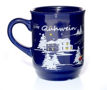 Glühweinbecher - Glühweintasse - 0,24l - blau
