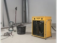 Heizer Elektroheizer Baustellenheizung 9 kW