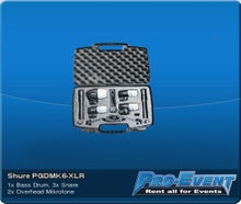 Shure PGDMK6-XLR (Mic-Set für Schlagzeugabnahme)