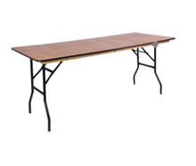 Bankettisch rechteckig 220 x 76 cm Tisch Buffetttisch