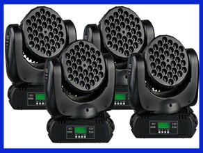 Sehr heller, kompakter Movinghead Briteq BT-W36L3 mit DMX, Sound to Light, Fernbedienung