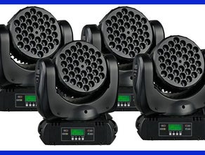 Sehr heller, kompakter Movinghead Briteq BT-W36L3 mit DMX, Sound to Light, Fernbedienung
