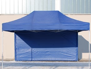 Faltzelt 4,5 x 3 m, blau inkl.19% MwSt.