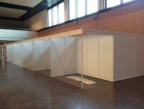 Modul Messewand / Schutzwände für Testcenter und Impfzentren / Hygienewand / Trennwand / Octanorm