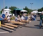 Bierzeltgarnituren, Biertische und Bänke in Brauereiqualität
