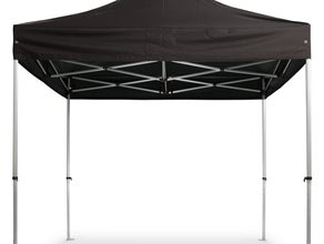 Pavillon 3m x 3m - Faltpavillon Schwarz