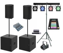 Musikanlage und Lichtanlage, DJ-Set
