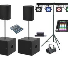 Musikanlage und Lichtanlage, DJ-Set