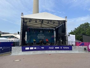 Bühne 10m x 8m, Open Air Stage, Groundsupport, Prolyte