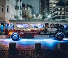 "Independence Greyhound Bus" historischer Greyhound Bus von 1948.cooler geht nicht