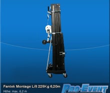 Fantek Montage Lift 225Kg 6,20m