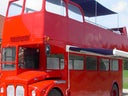 Londonbus, englischer Doppeldeckerbus, Messestand, Event, Roadshowfahrzeug