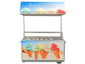 Mobiler Eisstand ungebrandet mieten – Fun Food