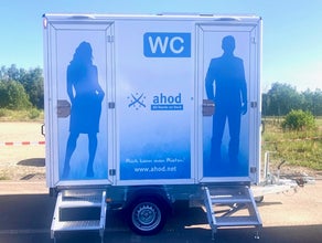 Toilettenwagen autark/ WC Wagen - mieten